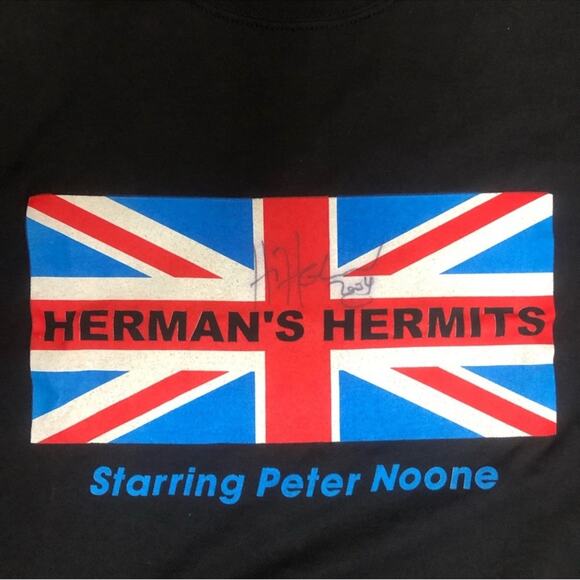 Rock N' Roll 2004 Herman’s Hermit Tour Autographed Shirt Size XXL - Picture 4 of 4